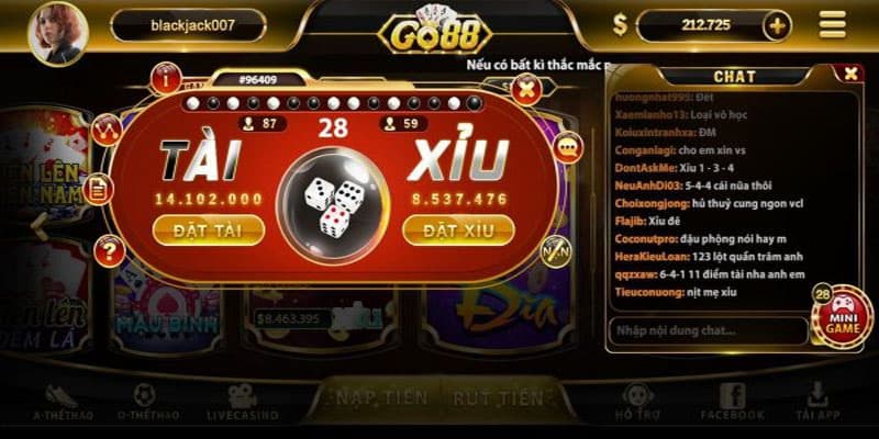 Go88 tài xỉu