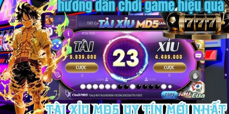 Hướng dẫn chơi Tài Xỉu MD5 vnsoxo chi tiết 